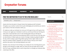 Tablet Screenshot of greymatterforums.com